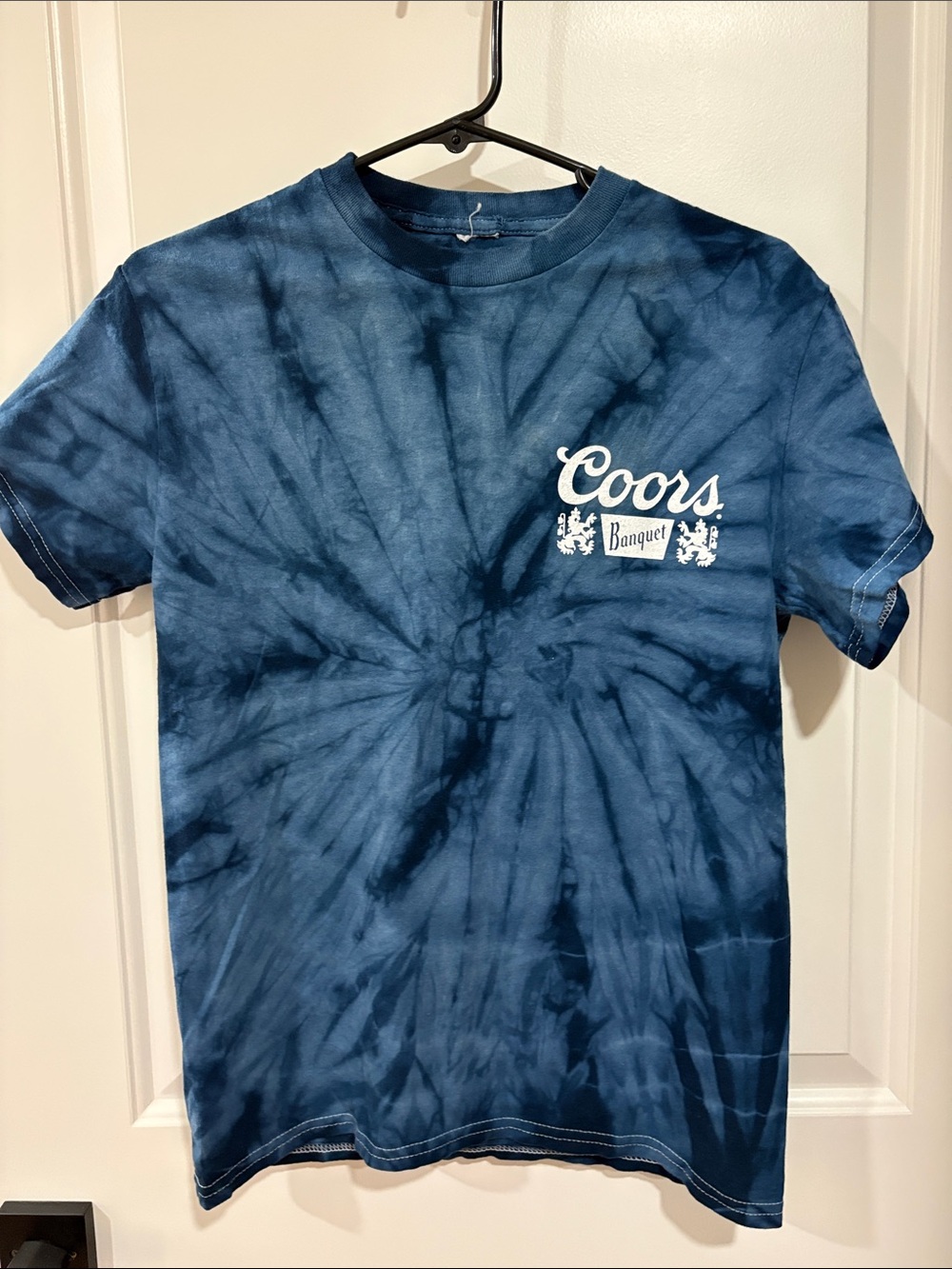 Women’s Coors Banquet Navy Tie-Dye Tee